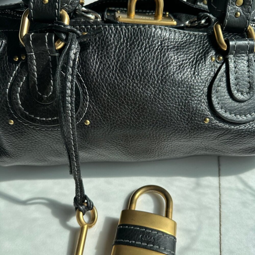 Chloe Paddington Leather Shoulder Bag - Picture 5 of 16